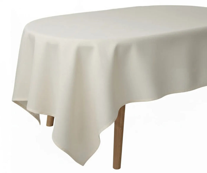Oval Linen Tablecloth