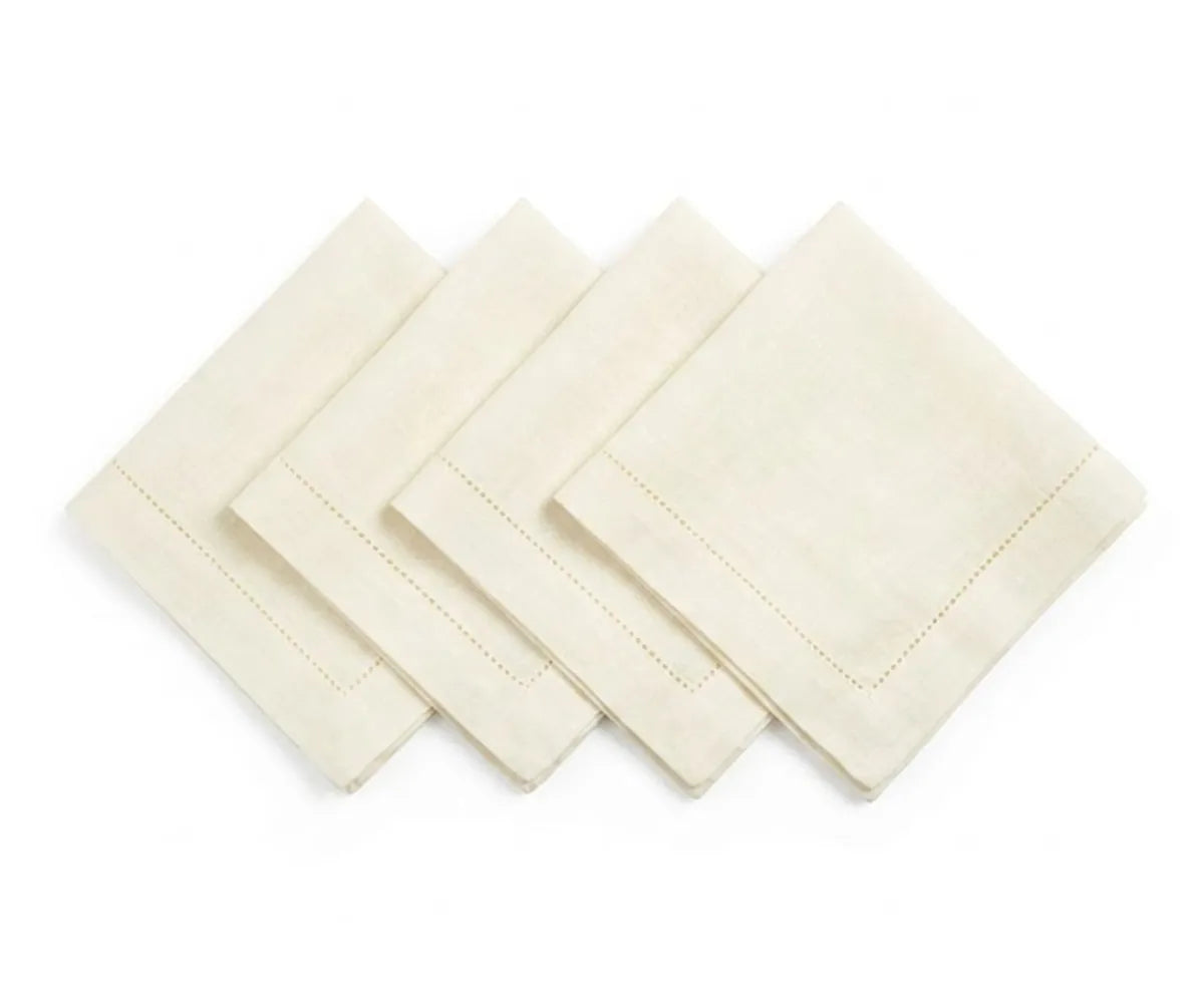 Soft washed linen napkins set for weddings, restaurants, and luxury dining tables
