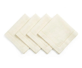 Soft washed linen napkins set for weddings, restaurants, and luxury dining tables