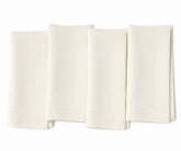 Ivory wedding napkins reusable linen cloth napkins for elegant table settings