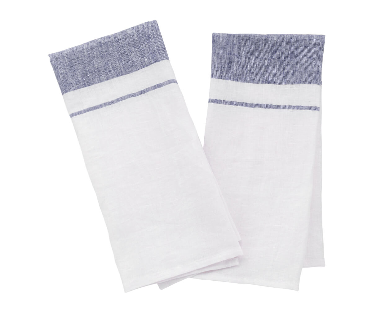 100% linen hand towels for kitchen and dining use