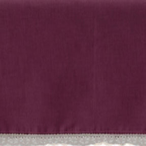 Durable rectangular cotton tablecloth with timeless lace design