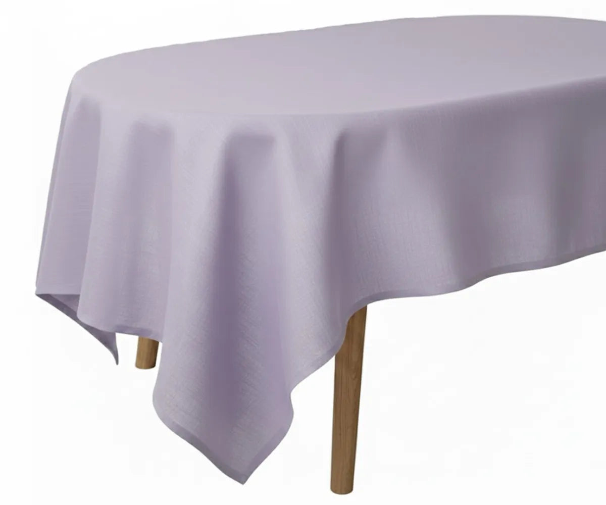 Oval Linen Tablecloth