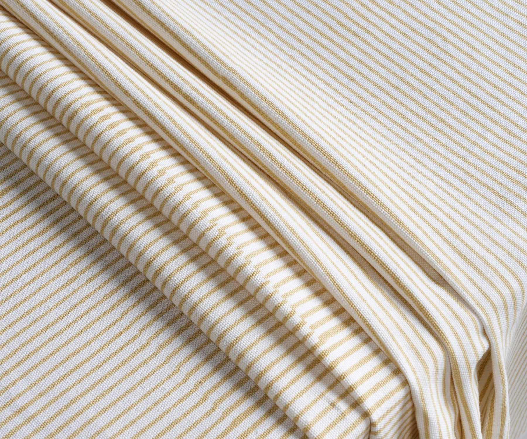 Soft 100% cotton beige tablecloth paired with matching beige napkins