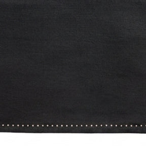 Soft textured pure linen tablecloth creating a timeless table setting for holiday hosting and family dining occasions