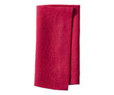 Cherry red cotton dinner napkin