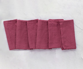 Wedding linen napkins set of 6, ensuring an elegant and coordinated table setting for your special day.