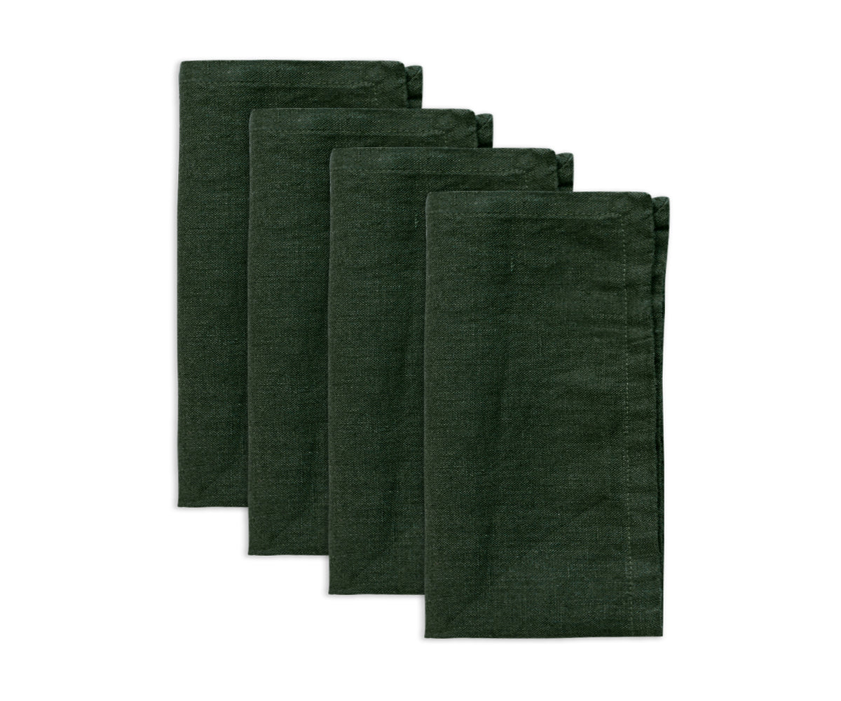 Cloth napkins set of 4, a practical bundle for smaller gatherings, ensuring a cohesive and stylish table look.