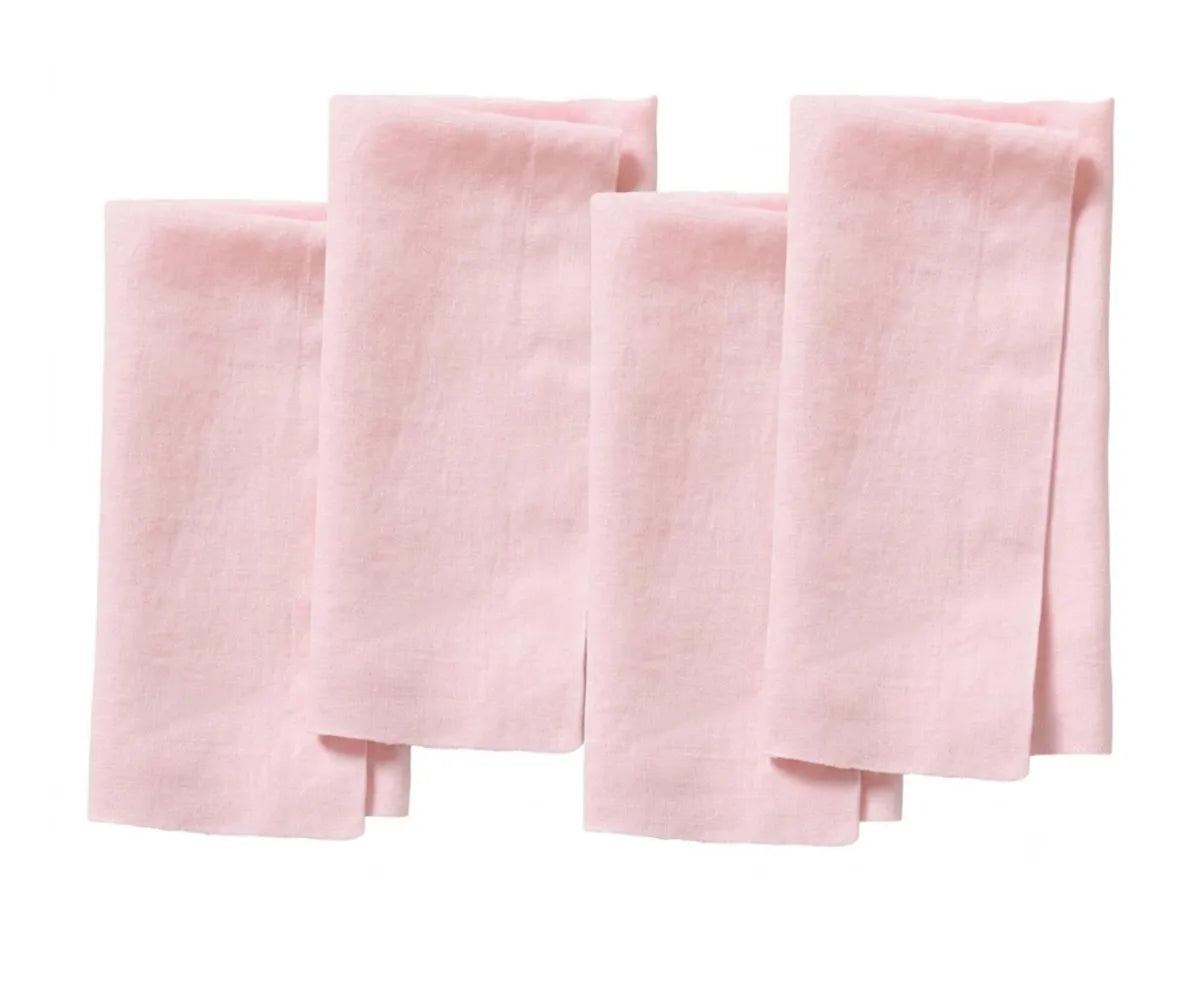 Luxury cloth napkins made from soft-washed linen for everyday entertaining