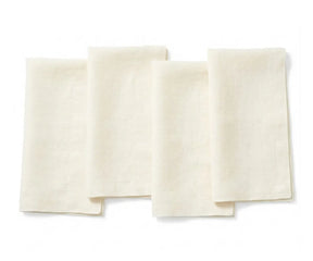 Elegant linen table napkins folded for modern dining room presentation