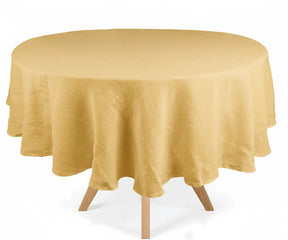 Linen Round Tablecloth