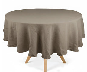 Linen Round Tablecloth