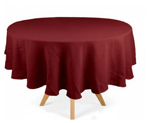 Linen Round Tablecloth