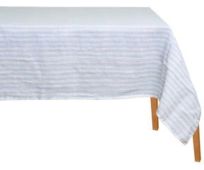 Classic French linen tablecloth for an elegant setting.