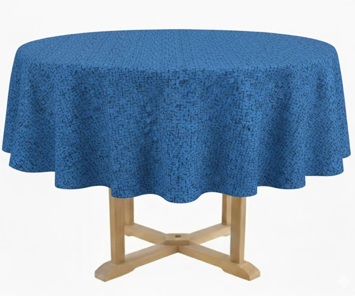 Round Block Print Tablecloths