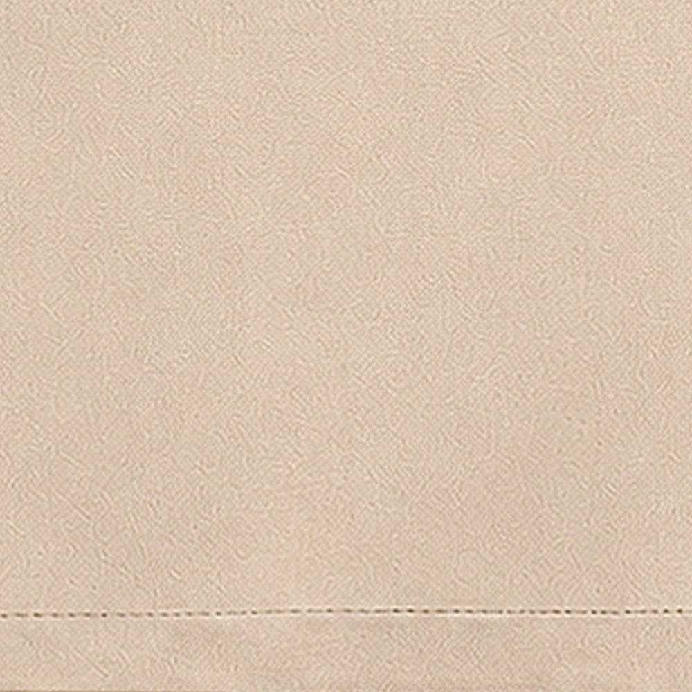 Beige linen swatch with warm neutral shade and premium woven texture for timeless dining table and home décor inspiration.