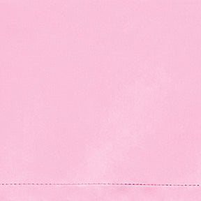 Soft pink linen swatch with delicate woven finish and elegant pastel tone for romantic wedding and dining décor themes.