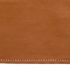 Elegant hemstitched linen dining tablecloth styled on a modern farmhouse dining table for everyday meals and gatherings