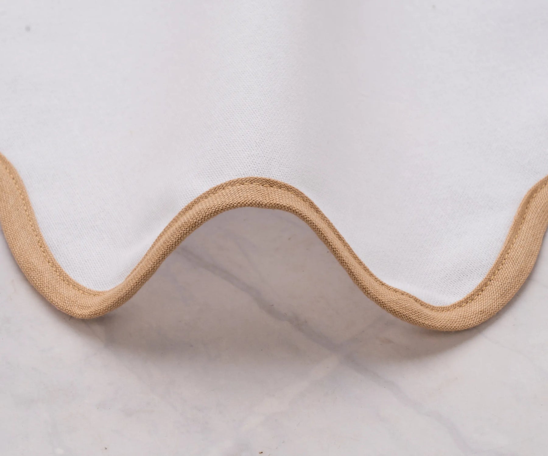 Cloud cotton placemat in white, washable and durable table decor for weddings, bulk events, and daily use