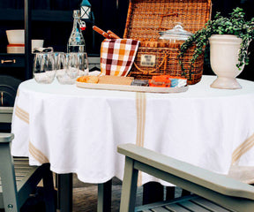 Round Tablecloth - White Tablecloth