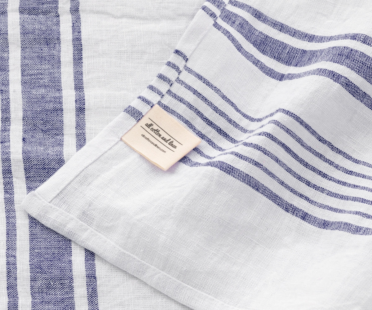 Stylish linen tea towels for minimalist kitchen décor