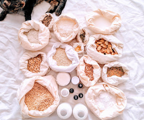 Bulk Muslin Bags Set of 8