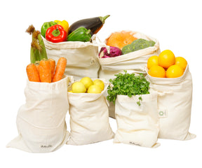 Muslin Bags - Produce Bags Drawstring