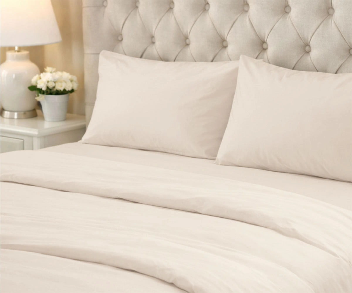 natural cotton king size pillow cases breathable soft cotton pillow covers for minimalist bedding