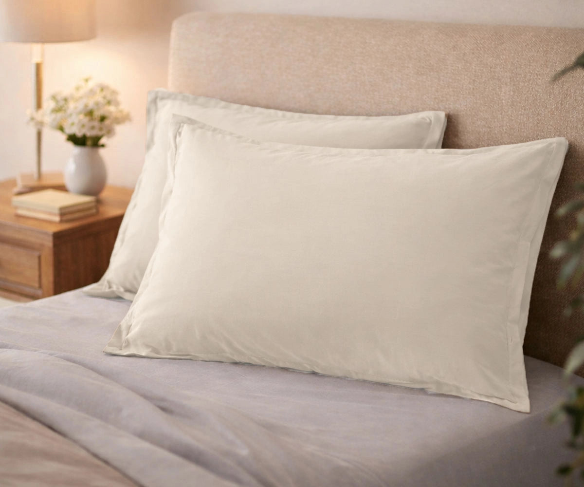 luxury natural cotton pillow covers soft breathable decorative pillowcases for modern bedroom bedding decor