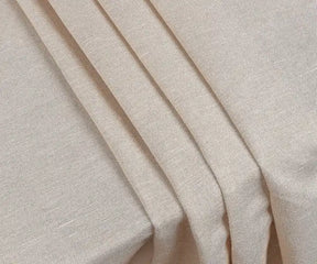 Soft cotton tablecloth with hemstitched border – washable casual table cover