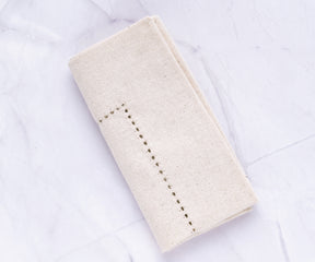 natural hemstitch napkins boast a luxurious feel and a smooth, soft texture that enhances the dining experience.
