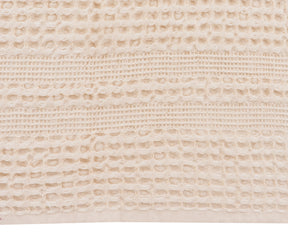 Eco-friendly natural cotton waffle towel set for home and gym use