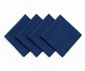 High quality linen cloth napkins with stitched hem border for elegant hosting
