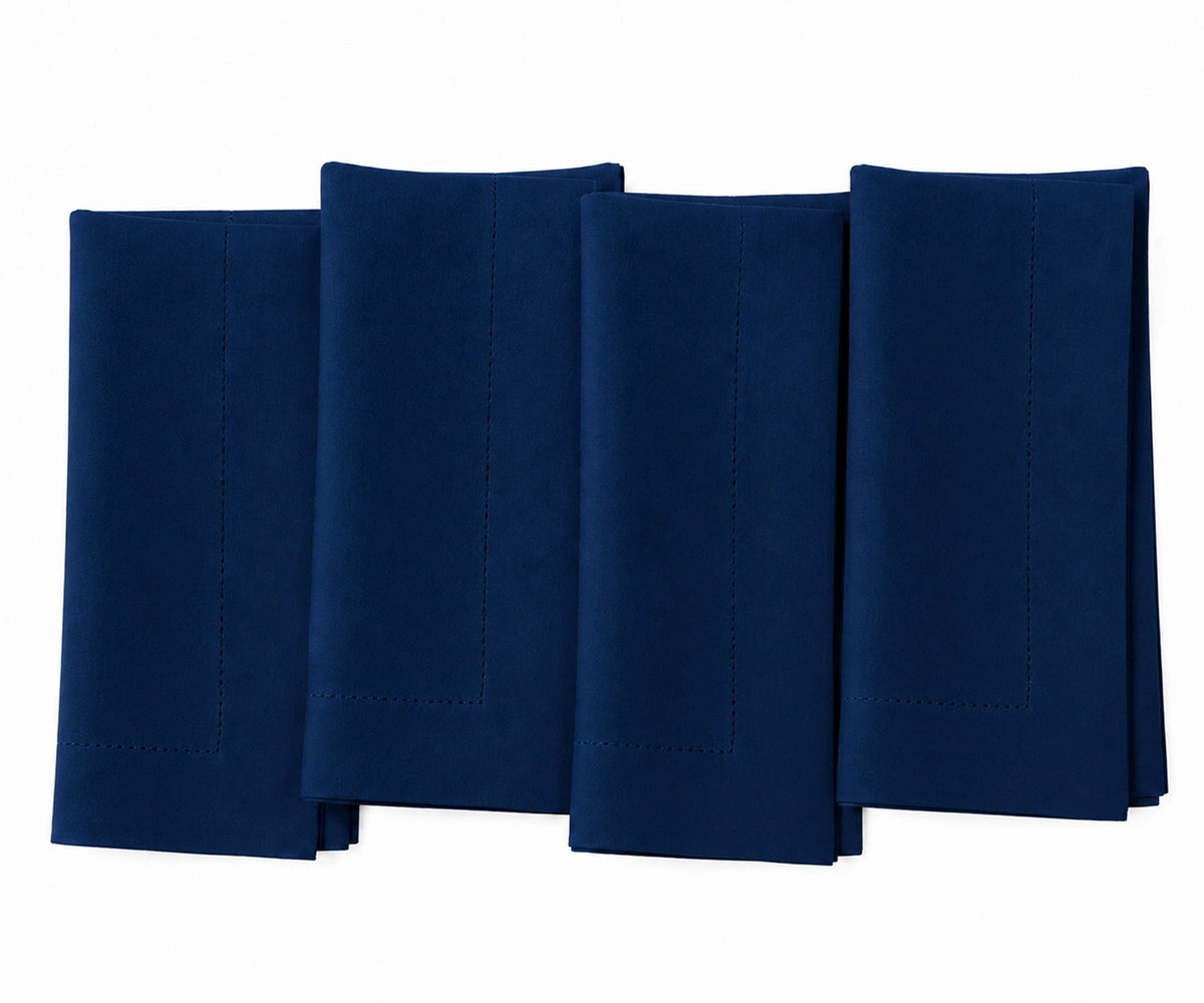 Navy Blue wedding napkins reusable linen cloth napkins for elegant table settings