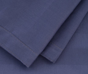 Luxury navy blue pillowcases made from 100% long-staple cotton with smooth sateen finish