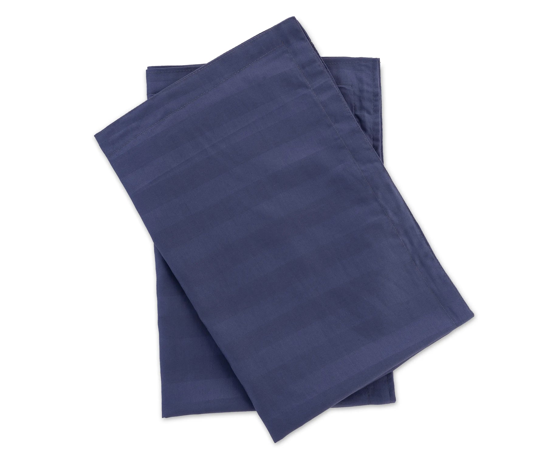 Soft and breathable navy blue pillowcases for standard, queen, and king size pillows