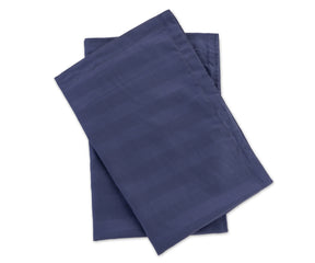Soft and breathable navy blue pillowcases for standard, queen, and king size pillows