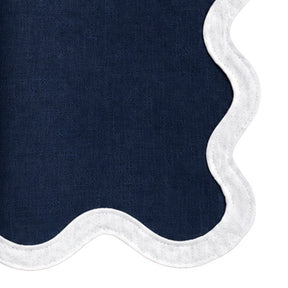 European Linen Napkins-Scallop