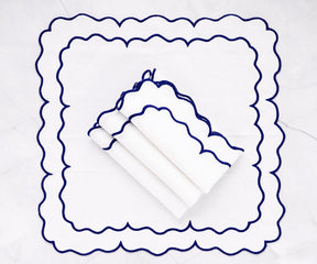 White Embroidered Napkins