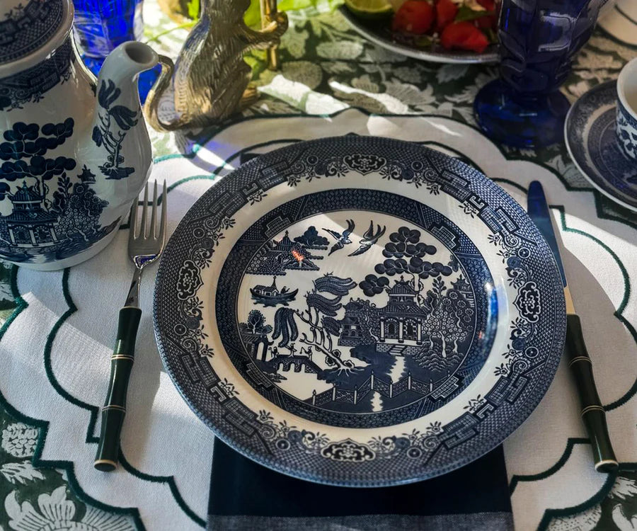 Scallop Trim Napkins - 100% Linen