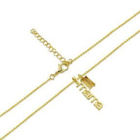 November citrine mama birthstone necklace personalized yellow gemstone jewelry gift for mom