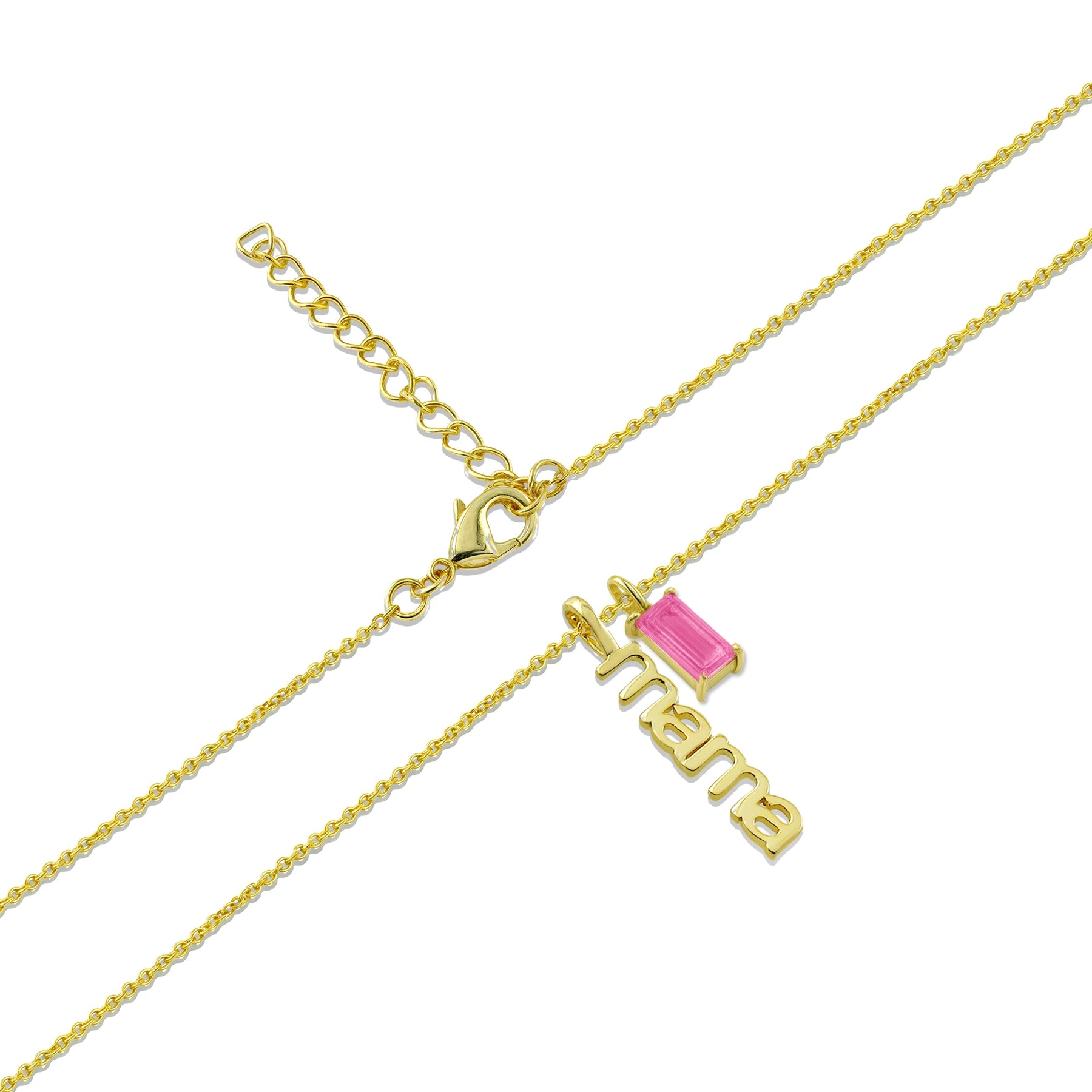 October opal mama birthstone necklace personalized iridescent crystal jewelry gift for mom