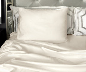 King fitted sheet cotton crafted for a cozy and snug fit on larger beds.