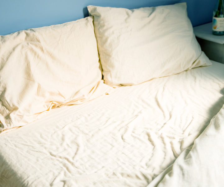 White Cotton Fitted Sheet brings a classic, clean look to your bedroom.