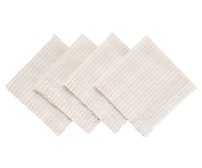 Subtle beige napkins, versatile enough to complement any table decor or occasion.