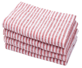 Pinstripe Linen Napkins - Wedding Napkins