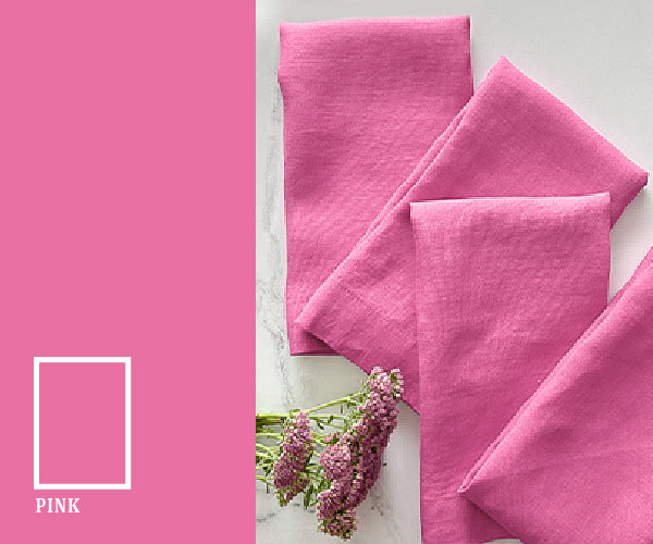Pink napkins
