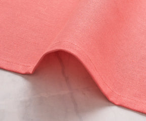 Soft and durable pink dinner napkins, plain cotton napkins for weddings, events, or everyday dining.