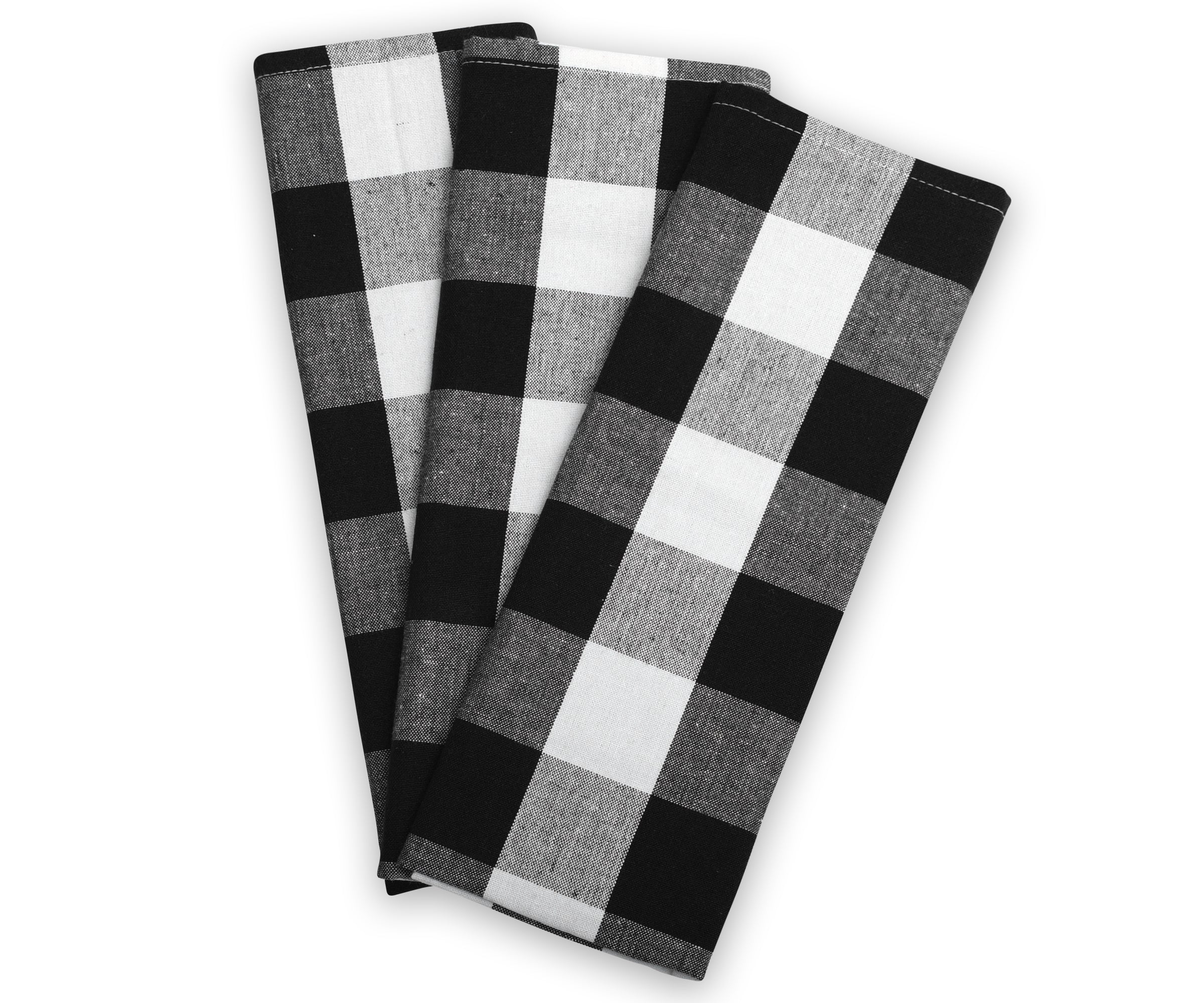 Black Kitchen Towels | Black and White Dish Towels | Hand Towels