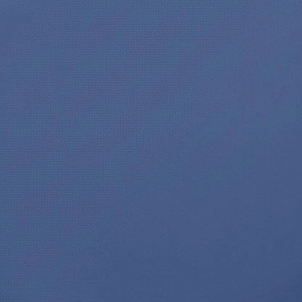 Deep blue solid cotton table runner displayed flat, smooth cotton fabric for everyday dining décor